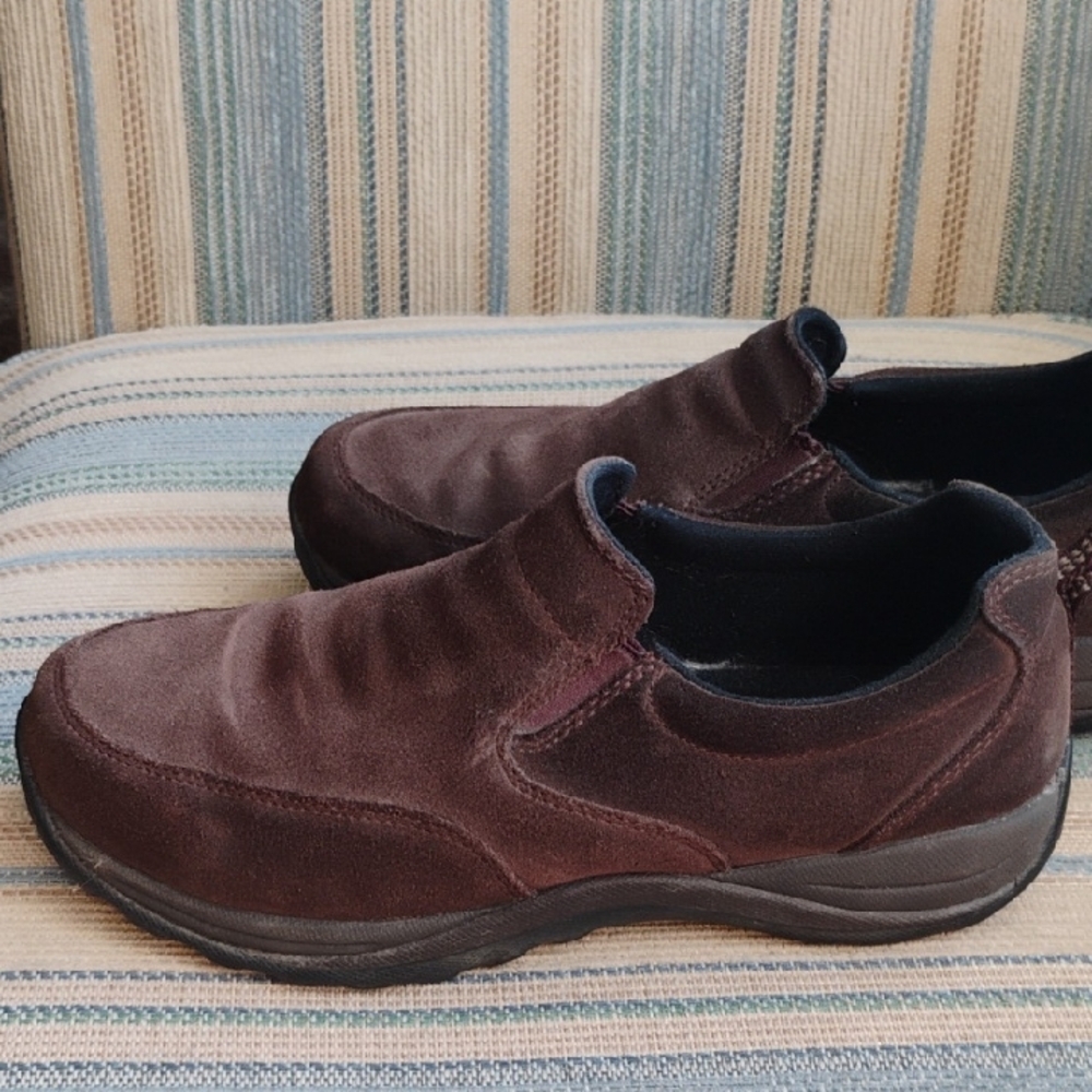 Men's LL Bean Brown Slip-On Shoes